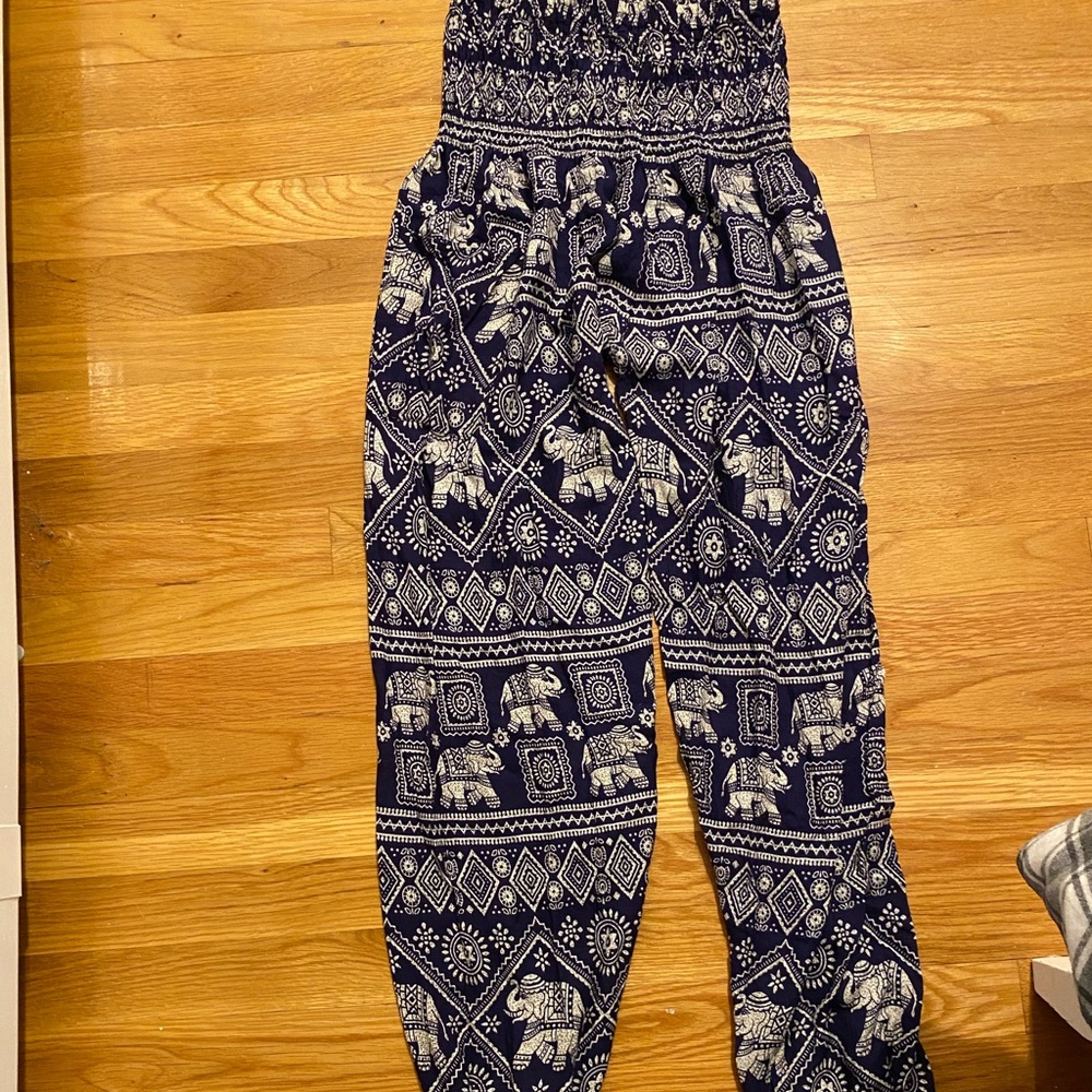 High waisted elephant pants— navy